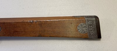 Lot 86 - AN 18 BORE NORTH INDIAN MATCHLOCK GUN, LATE 18TH/19TH CENTURY, JAIPUR, RAJASTHAN