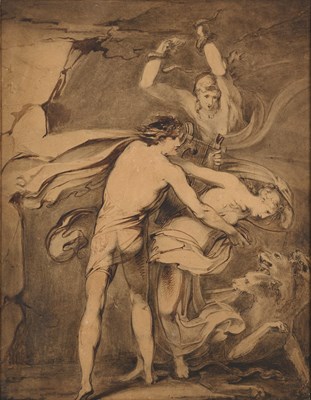 Lot 402 - CIRCLE OF GEORGE ROMNEY (BRITISH 1734-1802)