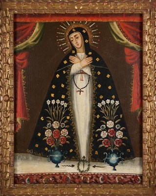 Lot 1 - PERUVIAN SCHOOL (EARLY 18TH CENTURY)