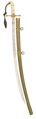 Lot 201 - AN 1831 PATTERN GENERAL OFFICER’S MAMELUKE-HILTED SABRE BELONGING TO THE 6TH DUKE OF RICHMOND