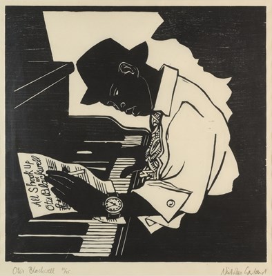 Lot 493 - NICHOLAS GARLAND (BRITISH B.1935)