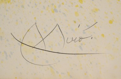 Lot 64 - JOAN MIRO (SPANISH 1893-1983)