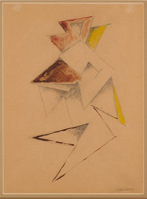 Lot 557 - ATTRIBUTED TO NATALIA GONTCHAROVA (RUSSIAN 1881-1962)