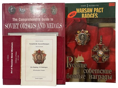 Lot 647 - RUSSIAN MEDALS & BADGES: 5 VOLUMES