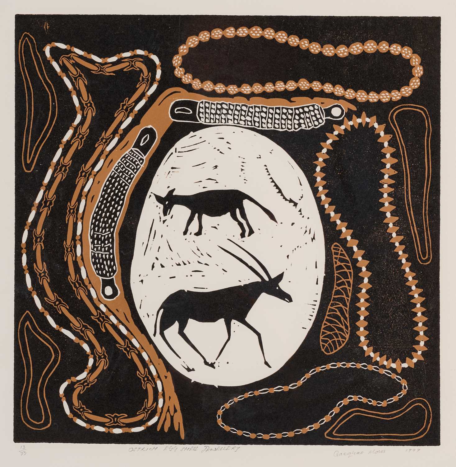 Lot 337 - QAEQHAO MOSES (BOTSWANAN B.1973)