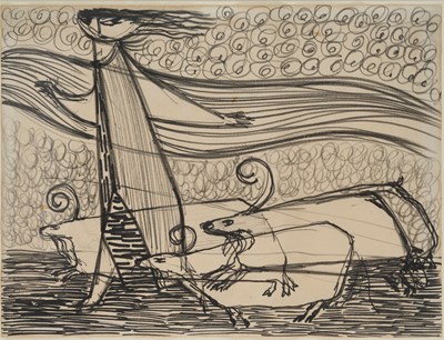 Lot 608 - STEFAN KNAPP (POLISH 1921-1996)