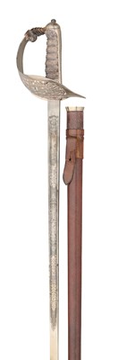 Lot 725 - A GEORGE VI 1897 PATTERN ROYAL ENGINEER'S SWORD