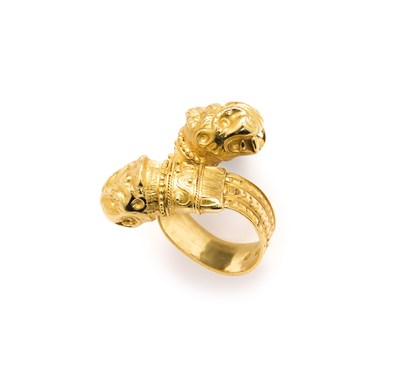 Lot 732 - ILIAS LALAOUNIS LION RING