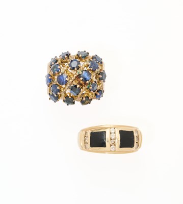 Lot 309 - TWO DRESS RINGS