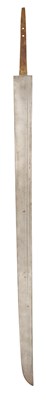 Lot 95 - A LARGE CHINESE TWO-HAND SWORD (SHUANG SHOU DAO), QING DYNASTY, 19TH CENTURY