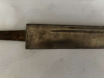 Lot 504 - A LARGE CHINESE TWO-HAND SWORD (SHUANG SHOU DAO), QING DYNASTY, 19TH CENTURY