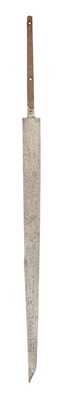 Lot 93 - A CHINESE TWO HANDED SWORD (SHUANG SHOU DAO), QING DYNASTY, 19TH CENTURY