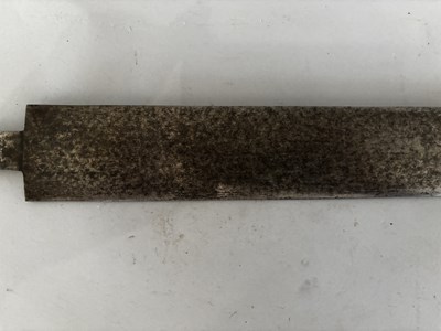 Lot 503 - A CHINESE TWO HANDED SWORD (SHUANG SHOU DAO), QING DYNASTY, 19TH CENTURY