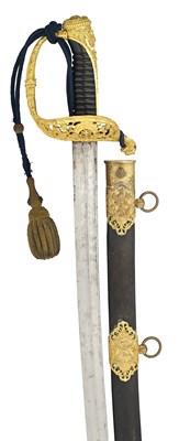 Lot 178 - A FRENCH NAVAL OFFICER’S SWORD, LATE 19TH CENTURY