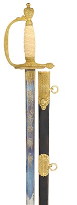 Lot 183 - A FINE 1796 PATTERN OFFICER’S SWORD BY GOLDNEY, ST. JAMES’S STREET