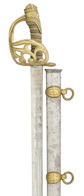 Lot 194 - AN 1832 PATTERN 2ND LIFE GUARDS OFFICER’S SWORD, BY PROSSER, MAKER TO THE KING, LONDON, DATED 1832