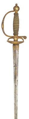Lot 154 - A FRENCH SMALL-SWORD, MID-18TH CENTURY