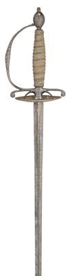 Lot 160 - A STEEL-HILTED SMALL-SWORD LATE 18TH CENTURY, PROBABLY ENGLISH