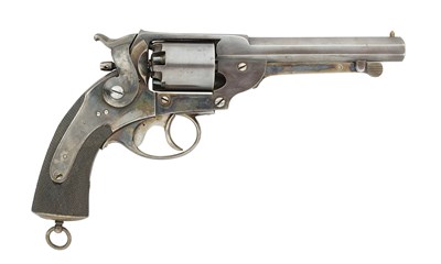 Lot 342 - A 54 BORE PERCUSSION KERR PATENT SPANISH NAVY SINGLE-ACTION FIVE-SHOT REVOLVER, NO. 2023
