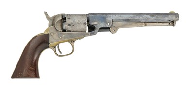 Lot 347 - A FINE .36 PERCUSSION MANHATTAN (NAVY TYPE) SERIES IV FIVE-SHOT REVOLVER, NO. 57538, CIRCA 1859-68
