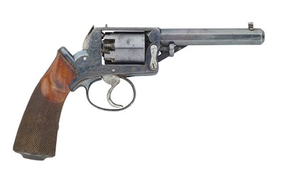 Lot 609 - A .310 CONTINENTAL PERCUSSION SELF-COCKING FIVE-SHOT REVOLVER OF ADAMS PATENT TYPE