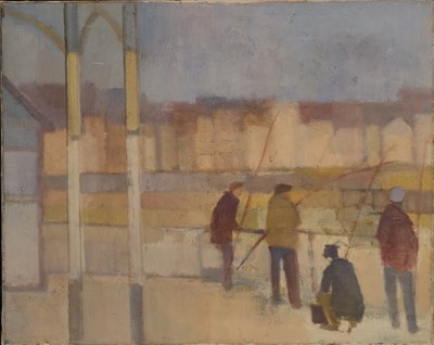 Lot 266 - BERNARD MYERS (BRITISH 1925-2007)