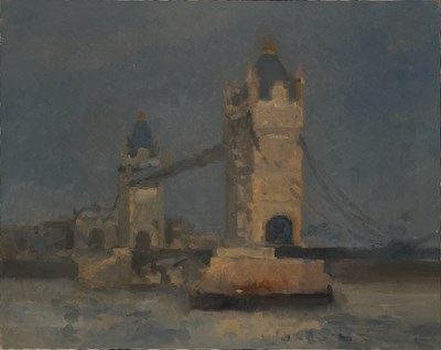 Lot 284 - BERNARD MYERS (BRITISH 1925-2007)