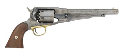 Lot 348 - A PERCUSSION REMINGTON NEW MODEL ARMY SIX-SHOT REVOLVER, NO. 43101, CIRCA 1863-75