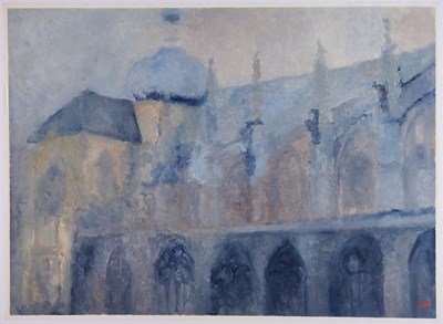 Lot 242 - BERNARD MYERS (BRITISH 1925-2007)