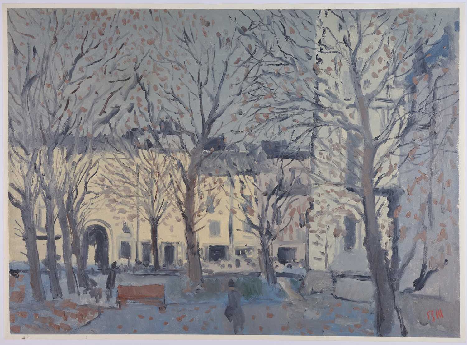 Lot 241 - BERNARD MYERS (BRITISH 1925-2007)