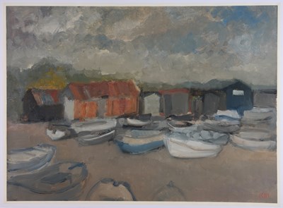 Lot 246 - BERNARD MYERS (BRITISH 1925-2007)