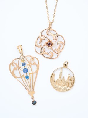 Lot 577 - THREE PENDANTS