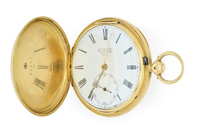 Lot 504 - VICTORIAN GOLD HUNTING CASED POCKET WATCH, JAMES MCCABE, LONDON, CIRCA 1855