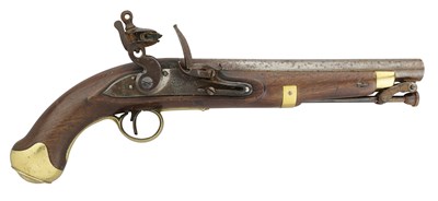 Lot 338 - A 16 BORE FLINTLOCK NEW LAND PATTERN SERVICE PISTOL