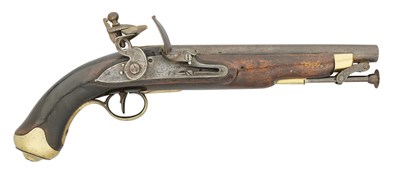 Lot 336 - A 25 BORE FLINTLOCK WILLIAM IV 1824 PATTERN SEA SERVICE PISTOL, CIRCA 1830