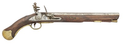 Lot 331 - A 28 BORE FLINTLOCK 1801 PATTERN LONG SEA SERVICE PISTOL, EARLY 19TH CENTURY