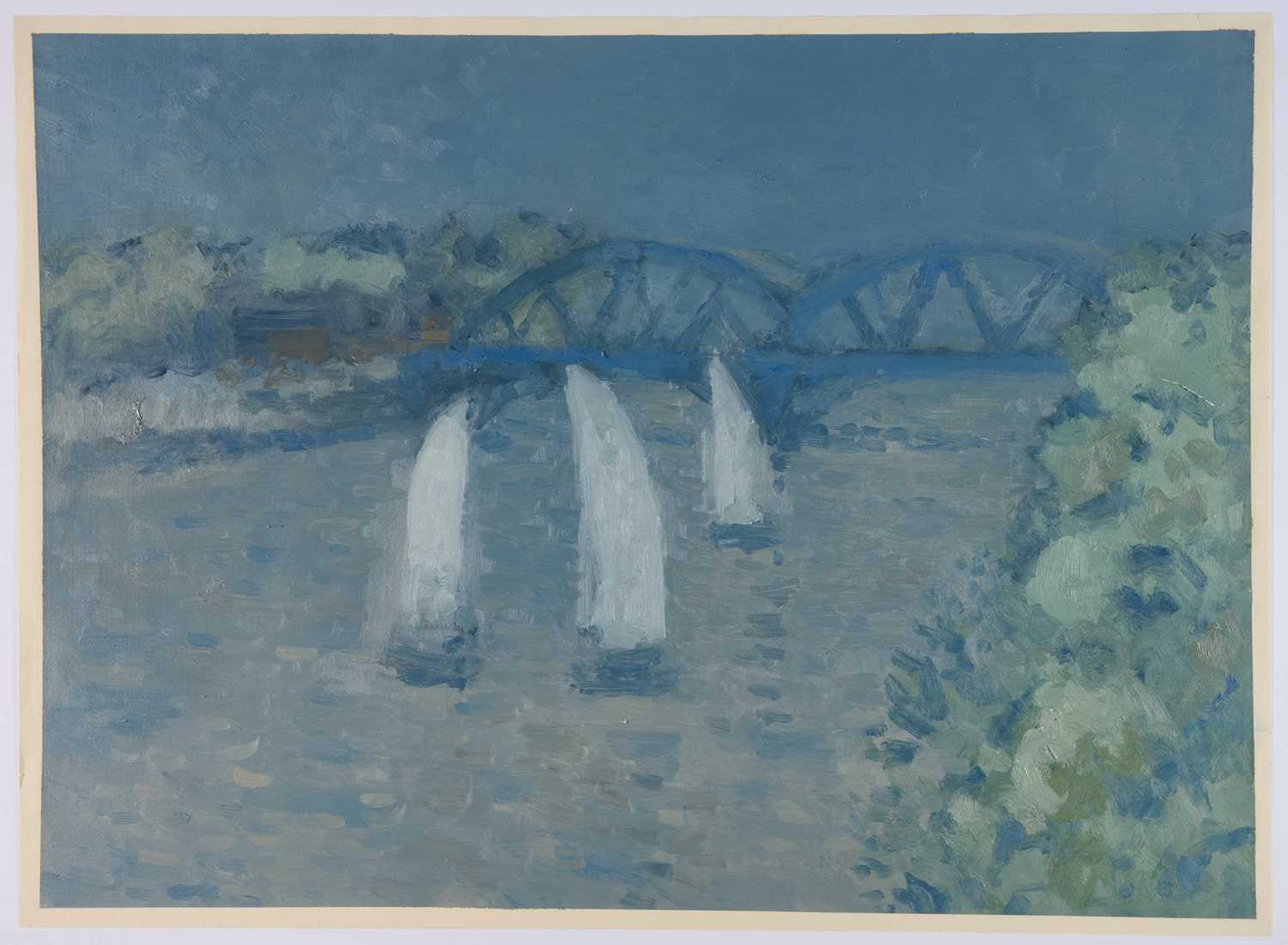 Lot 229 - BERNARD MYERS (BRITISH 1925-2007)