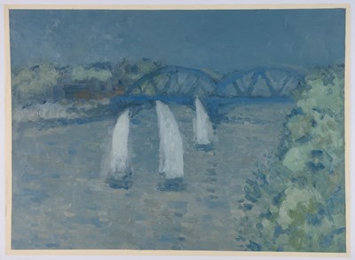 Lot 229 - BERNARD MYERS (BRITISH 1925-2007)