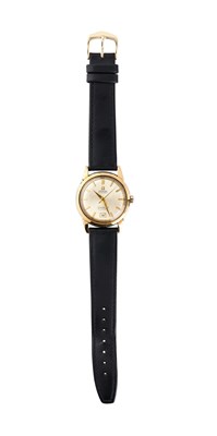 Lot 312 - OMEGA, CALENDAR SEAMASTER, REF.2627 - 8: GOLD CAPPED STAINLESS STEEL GENTLEMAN'S WRISTWATCH, CIRCA 1952
