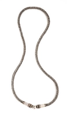 Lot 65 - A SILVER ROPEWORK BELT, WESTERN DECCAN, INDIA, 19TH CENTURY