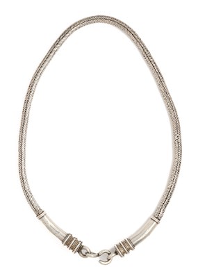Lot 59 - A SILVER ROPEWORK BELT, DECCAN, INDIA, 19TH CENTURY