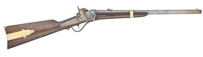 Lot 316 - AN AMERICAN .52 PERCUSSION SHARPS 1852 MODEL BREECH-LOADING SADDLE CARBINE, NO. 5237, CIRCA 1853-55