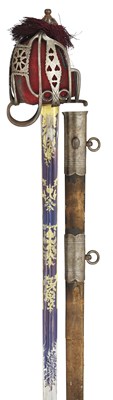 Lot 200 - A REGIMENTAL SCOTTISH BASKET-HILTED BROADSWORD, BY COLLINS