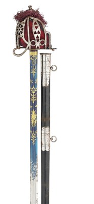 Lot 199 - A REGIMENTAL SCOTTISH BASKET-HILTED BROADSWORD, MID-LATE 19TH CENTURY