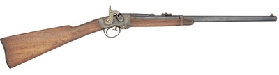 Lot 317 - A .50 PERCUSSION SMITH'S PATENT BREECH-LOADING SADDLE CARBINE, NO. 1344, CIRCA 1861-65