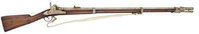 Lot 309 - A FRENCH 18MM TABATIERE CONVERSION 1822 MODEL MILTARY MUSKET, MID-19TH CENTURY, CONVERTED CIRCA 1867