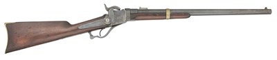 Lot 313 - AN AMERICAN .54 STARR PERCUSSION BREECH-LOADING CARBINE, NOS. 10699 AND 766, CIRCA 1862-65