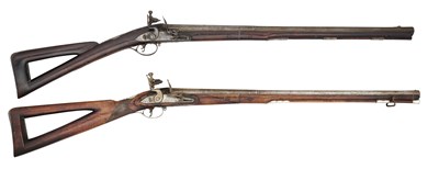 Lot 352 - A VERY RARE 13 BORE FLINTLOCK SPORTING CARBINE, BY WILLIAM NEWTON OF GRANTHAM, CIRCA 1770