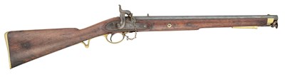 Lot 324 - AN 18 BORE PERCUSSION 1844 PATTERN YEOMANRY CARBINE, DATED 1848