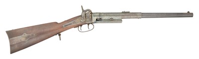 Lot 323 - AN AMERICAN .550 PERCUSSION MASS. ARMS CO. GREENE (BRITISH TYPE) RIFLED CARBINE, NO. 514, CIRCA 1855